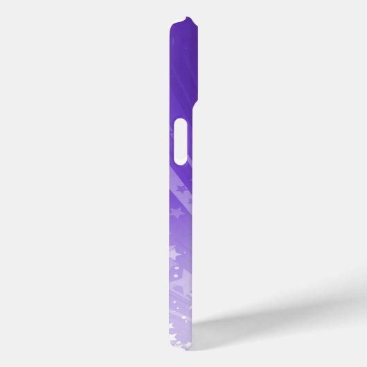 Starburst Paarse en witte Case-Mate iPhone Case (Achterkant / Rechts)