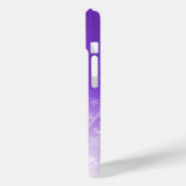 Starburst Paarse en witte Case-Mate iPhone Case (Achterkant / Links)