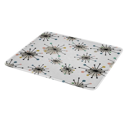 Starburst Pattern Atomic Age Mid Century Modern Snijplank (Hoek)