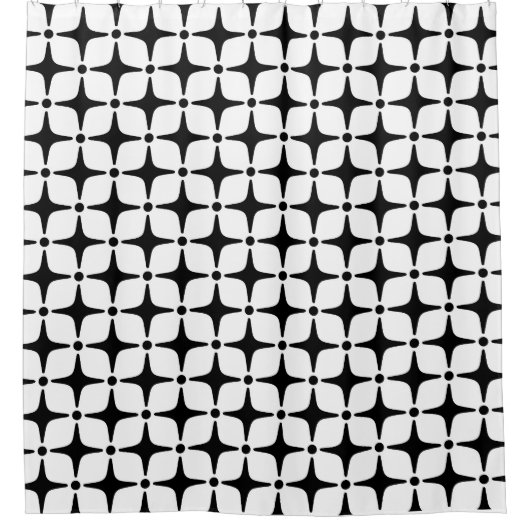 Starburst Pattern Douchegordijn (Voorkant)