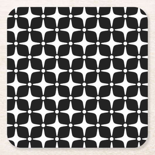 Starburst Pattern Kartonnen Onderzetters (Voorkant)