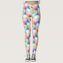 Starburst Princess Unicorn met sterren Leggings