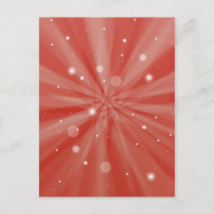 Starburst red briefkaart