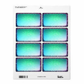 Starburst-refractie Etiket (Full Sheet)