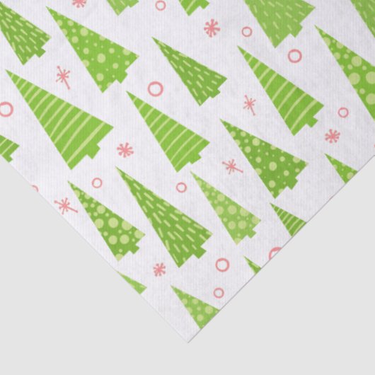 Starburst Retro kerstboom Tissuepapier (Detail)