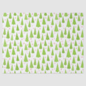 Starburst Retro kerstboom Tissuepapier (Voorkant)