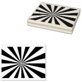 Starburst Rubber Art Stamp Rubberstempel (Gestempeld)