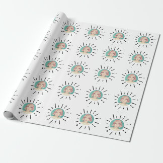 STARBURST | Simple Custom Fun Photo Wrapping Paper Cadeaupapier