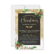 Starburst Snowflakes | Uitnodiging voor kerstfeest