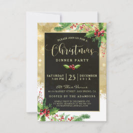 Starburst Snowflakes | Uitnodiging voor kerstfeest