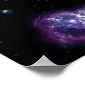 Starburst Stellar Fireworks Finale Buitenspatie Poster (Hoek)