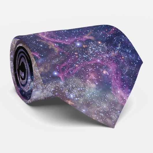 Starburst Stellar Fireworks Finale Buitenspatie Stropdas (Opgerold)