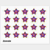 Starburst Ster Sticker (Vel)
