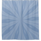 Starburst Stofblauw Douchegordijn (Voorkant)