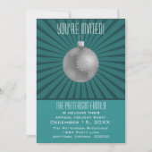 Starburst Stripes Ornament Vakantiefeest, Blauwgro Kaart (Voorkant)