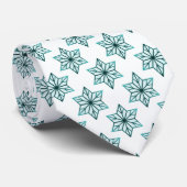 Starburst Stropdas, Blauwgroen Stropdas (Opgerold)