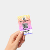 Starburst Sunshine Conference Event Badge (Handheld)