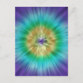 Starburst Tie Dye Briefkaart (Voorkant)
