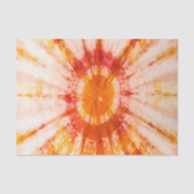 Starburst Tie Dye Craft-themapapier in warme kleur