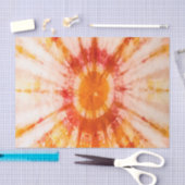 Starburst Tie Dye Craft-themapapier in warme kleur Tissuepapier (Craft)