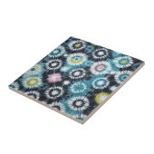 Starburst Tie Dye Design Tegeltje (Zijkant)