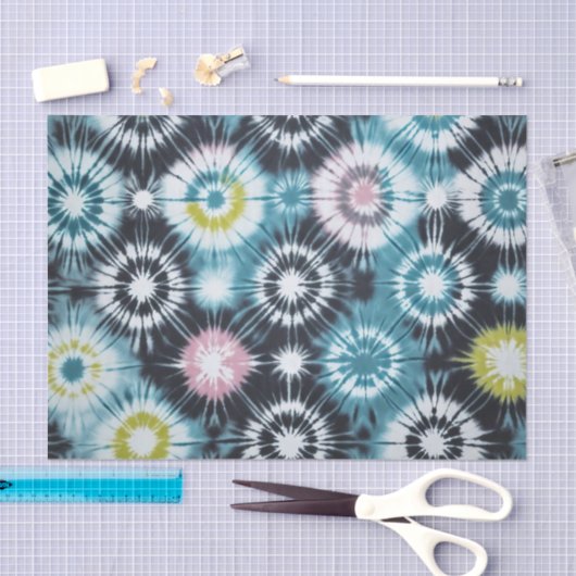 Starburst Tie Dye Design Tissuepapier (Craft)