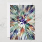 Starburst Tie Dye Feestdagenkaart (Voorkant)