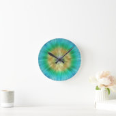 Starburst Tie Dye Ronde Klok (Huis)