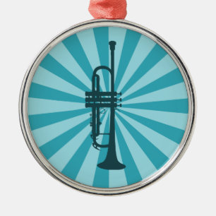 Starburst-trompet-Ornament Metalen Ornament