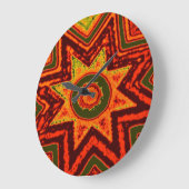 'Starburst van Liefde' Wandklok (Hoek)