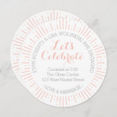 Starburst Verloving aangekondigd Kaart (Voorkant / Achterkant)