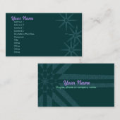 Starburst Visitekaartje (Voorkant / Achterkant)