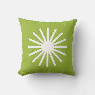 Starburst zwart-wit kussen