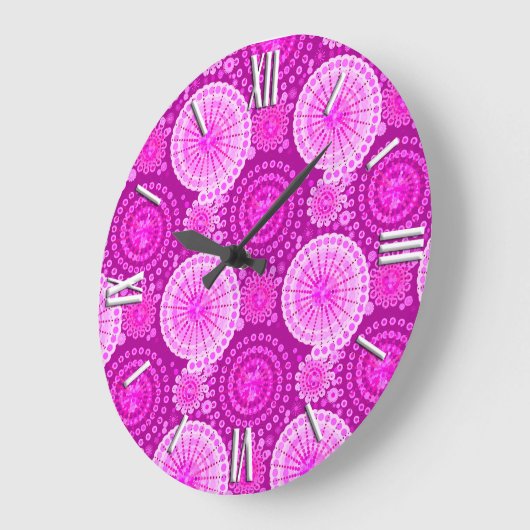 Starbursten en pinwielen, paars grote klok (Hoek)