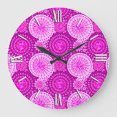 Starbursten en pinwielen, paars grote klok (Voorkant)