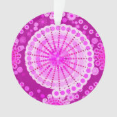 Starbursten en pinwielen, paars ornament (voorkant)