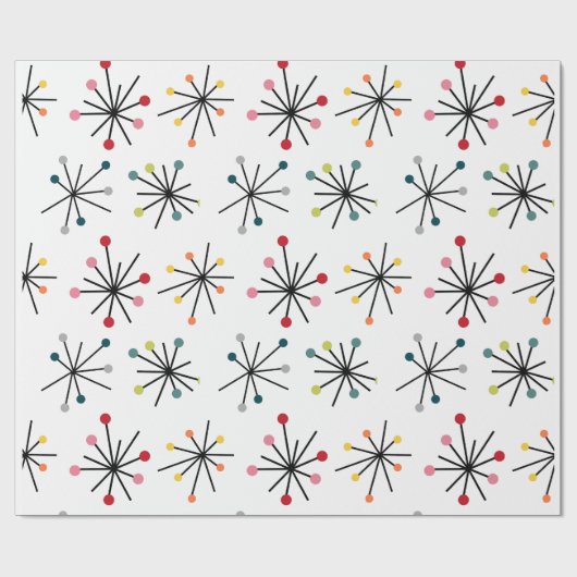 Starbursts Cadeaupapier (Vlak)