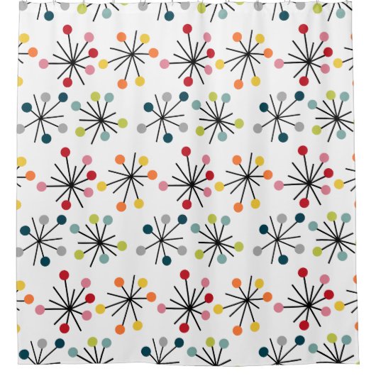 Starbursts Douchegordijn (Voorkant)