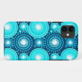 Starbursts en pinwheels, marjoen en turquoise Case-Mate iPhone case (Achterkant (horizontaal))