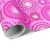 Starbursts en pinwheels, orchidee en magenta cadeaupapier (Rol Hoek)