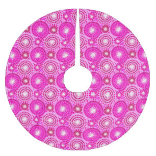 Starbursts en pinwheels, orchidee en magenta kerstboom rok