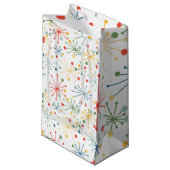 Starbursts in kleur klein cadeauzakje (Voorkant Gekanteld)