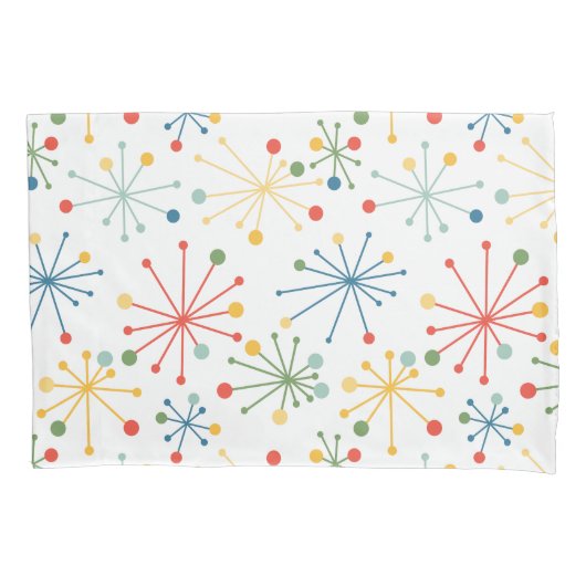 Starbursts in kleur kussensloop (Voorkant)