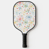 Starbursts in kleur pickleball paddle (Voorkant)