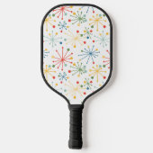 Starbursts in kleur pickleball paddle (Achterkant)