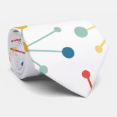 Starbursts in kleur stropdas (Opgerold)