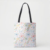 Starbursts in kleur tote bag (Voorkant)
