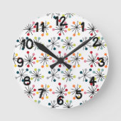 Starbursts Ronde Klok (Voorkant)