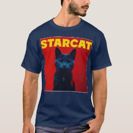 Starcat Funny Weekend Cat Music Album Parodie T-shirt