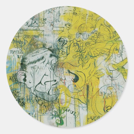 Starcatcher Ronde Sticker (Voorkant)